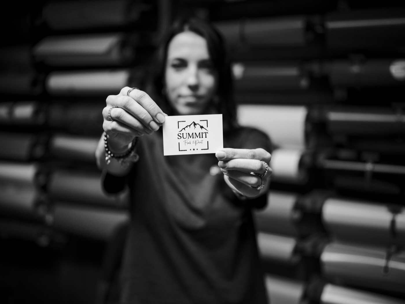 Summit — Flock & Print, aus der Werkstatt