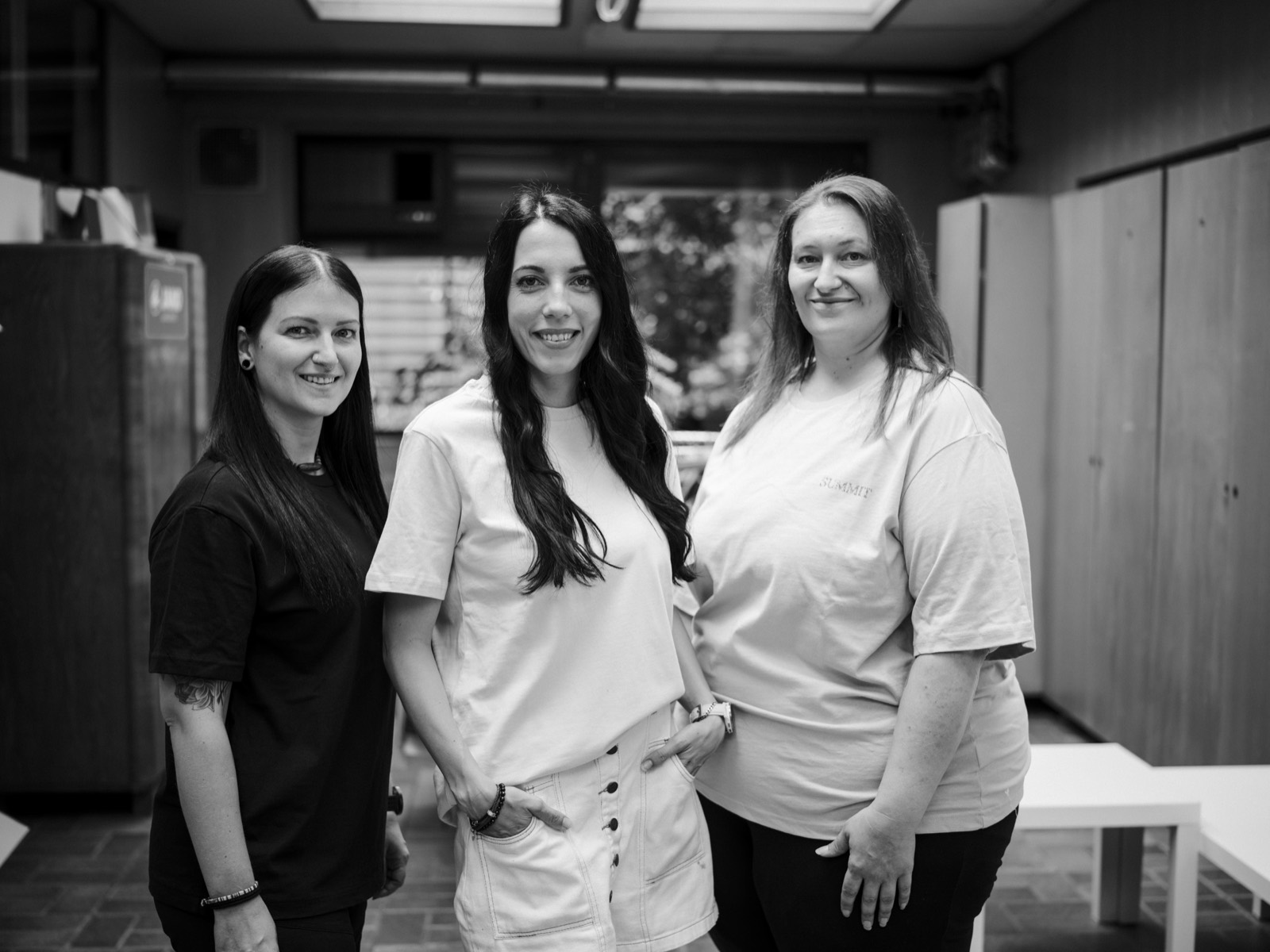 Das Summit-Team: Jesi, Chrissi und Sandra